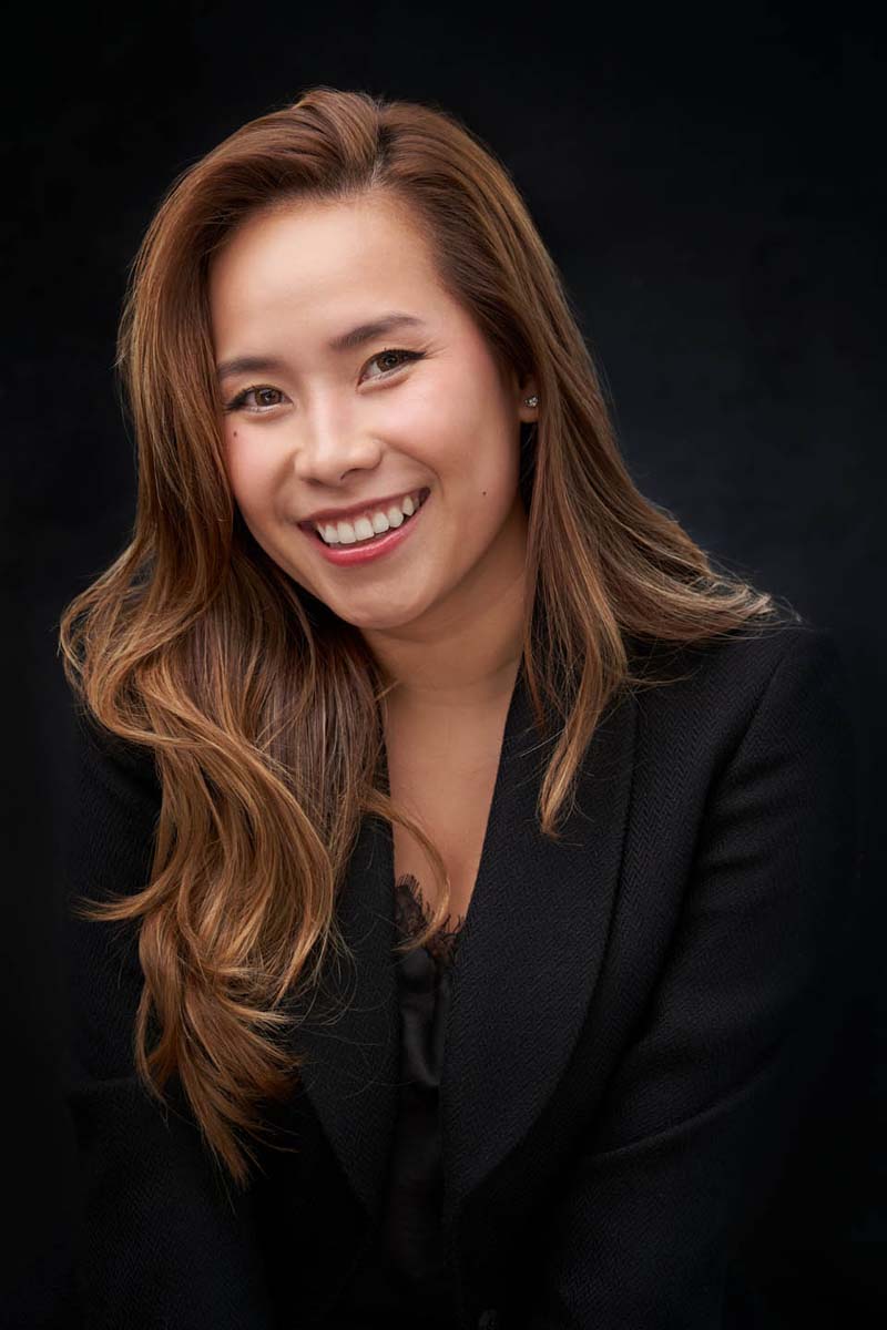 Woman black blazer professional headshot NYC