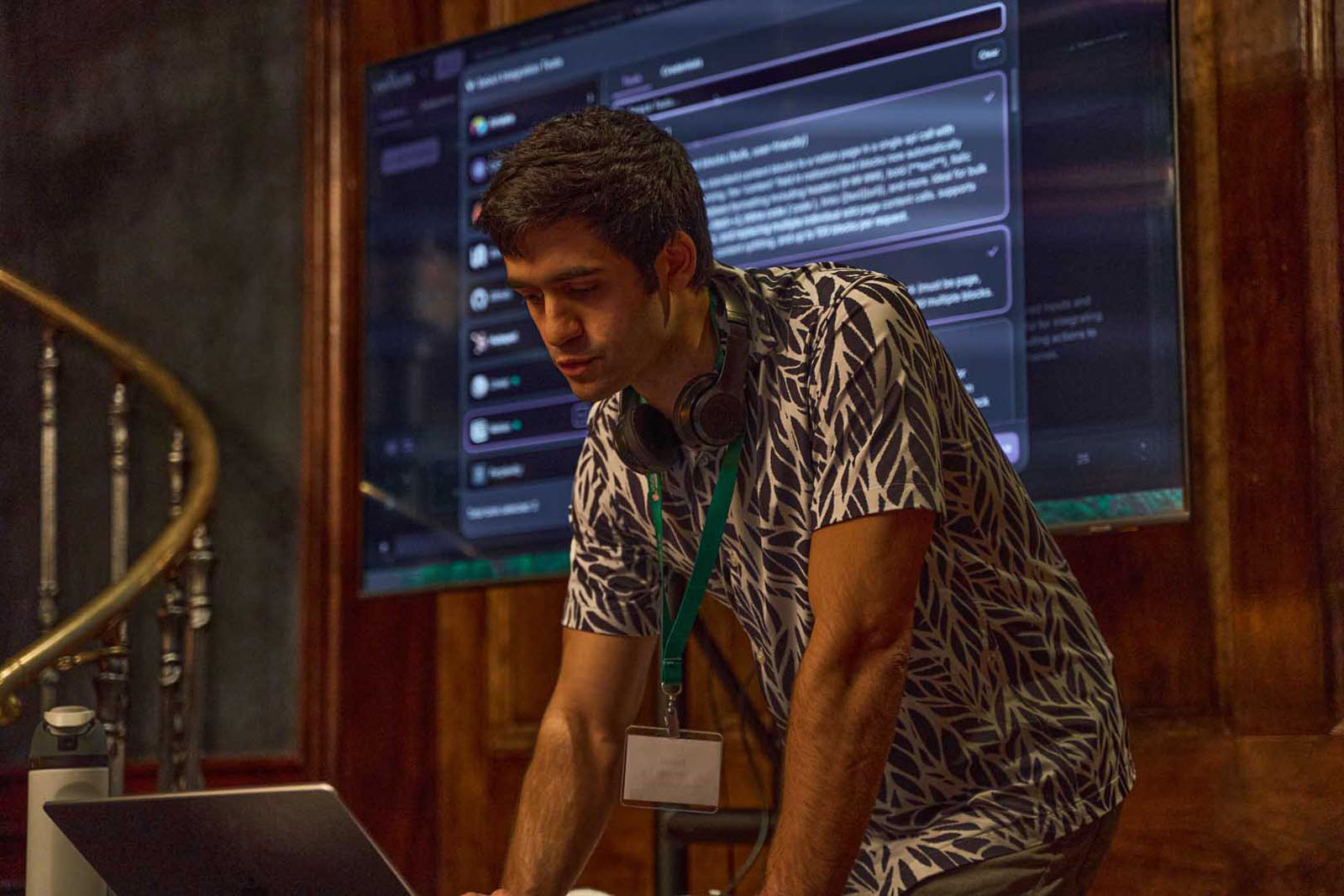 NYC tech event focused work session candid photography