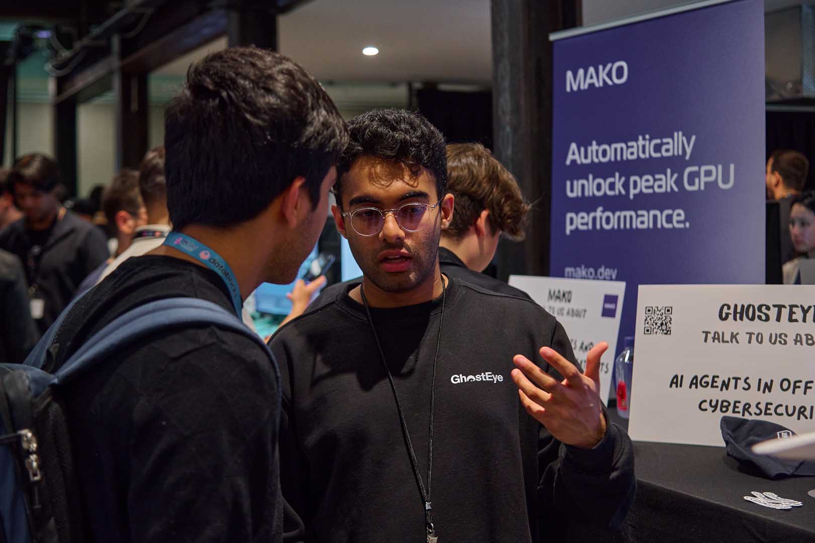 MLOps NYC event booth activation