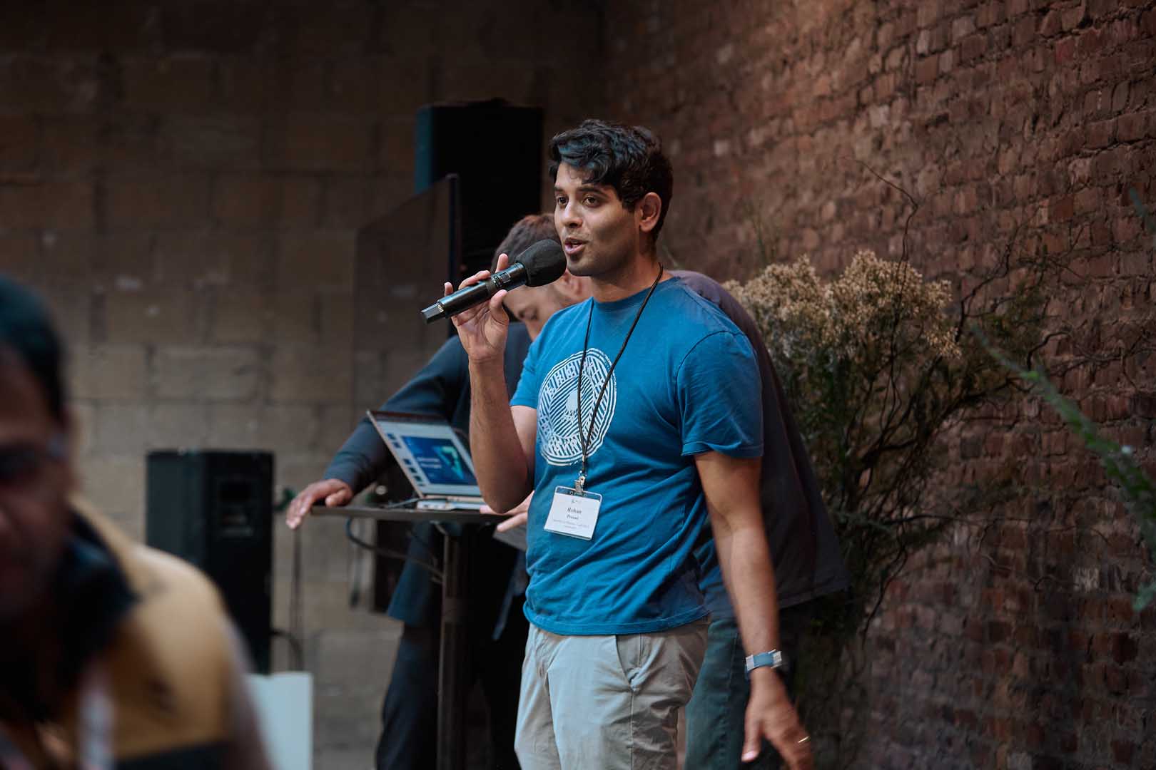 MLOps conference stage wide shot NYC