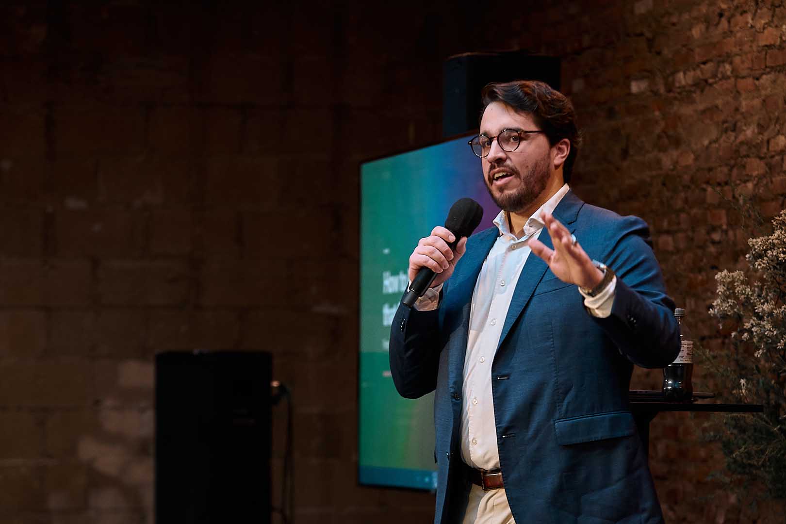 Tech conference attendees NYC